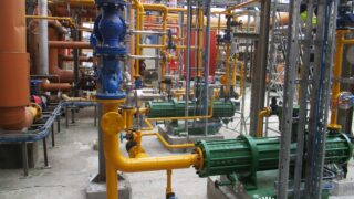 Canned motor pump in petrochemical plant
